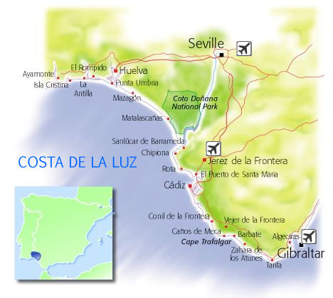 Villa Locations Map